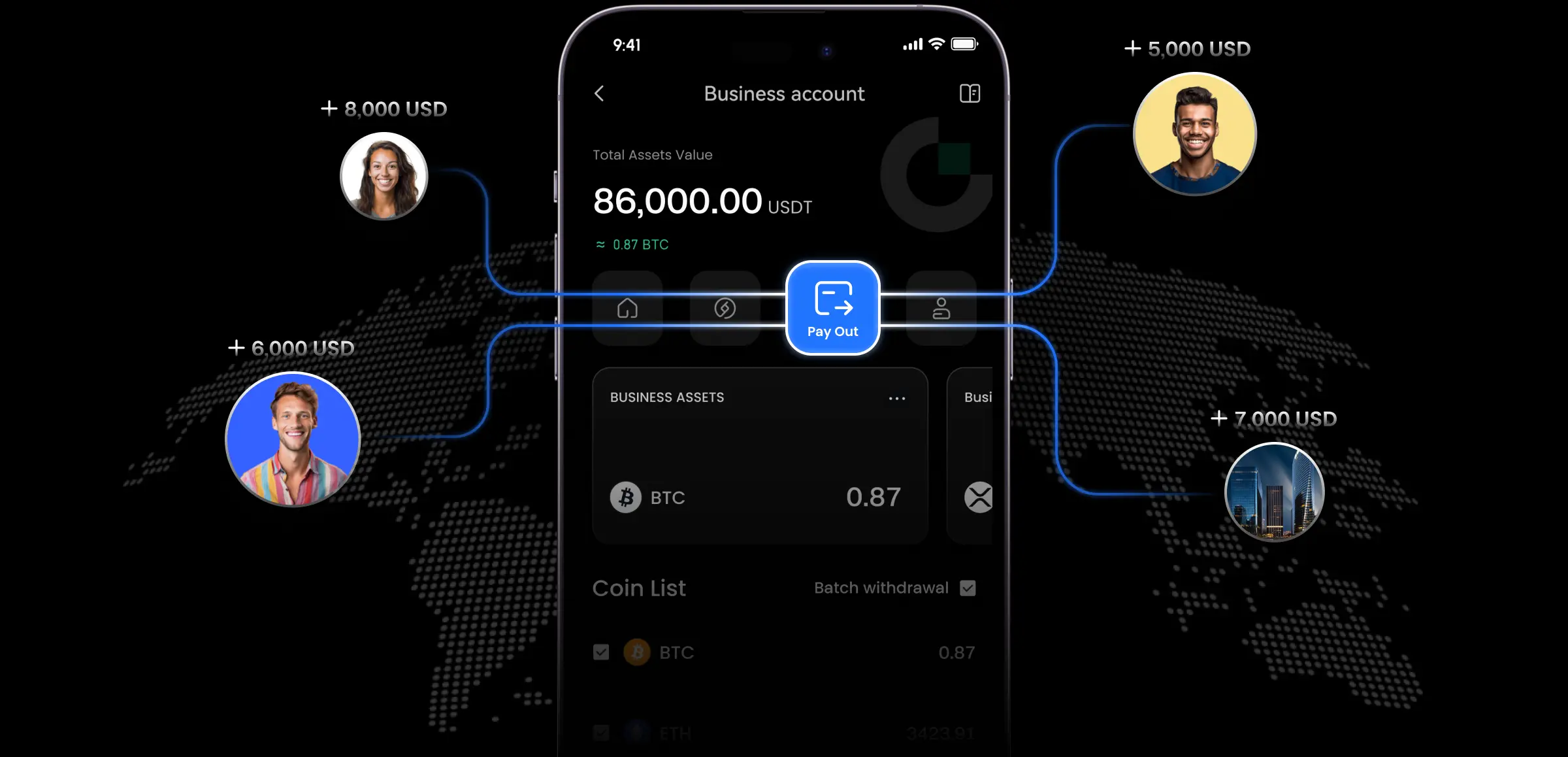 Ефективно обробляйте масові виплати, спрощуючи перекази коштів